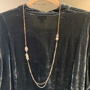 Beautiful Loft necklace. Multi stones, metals and beads